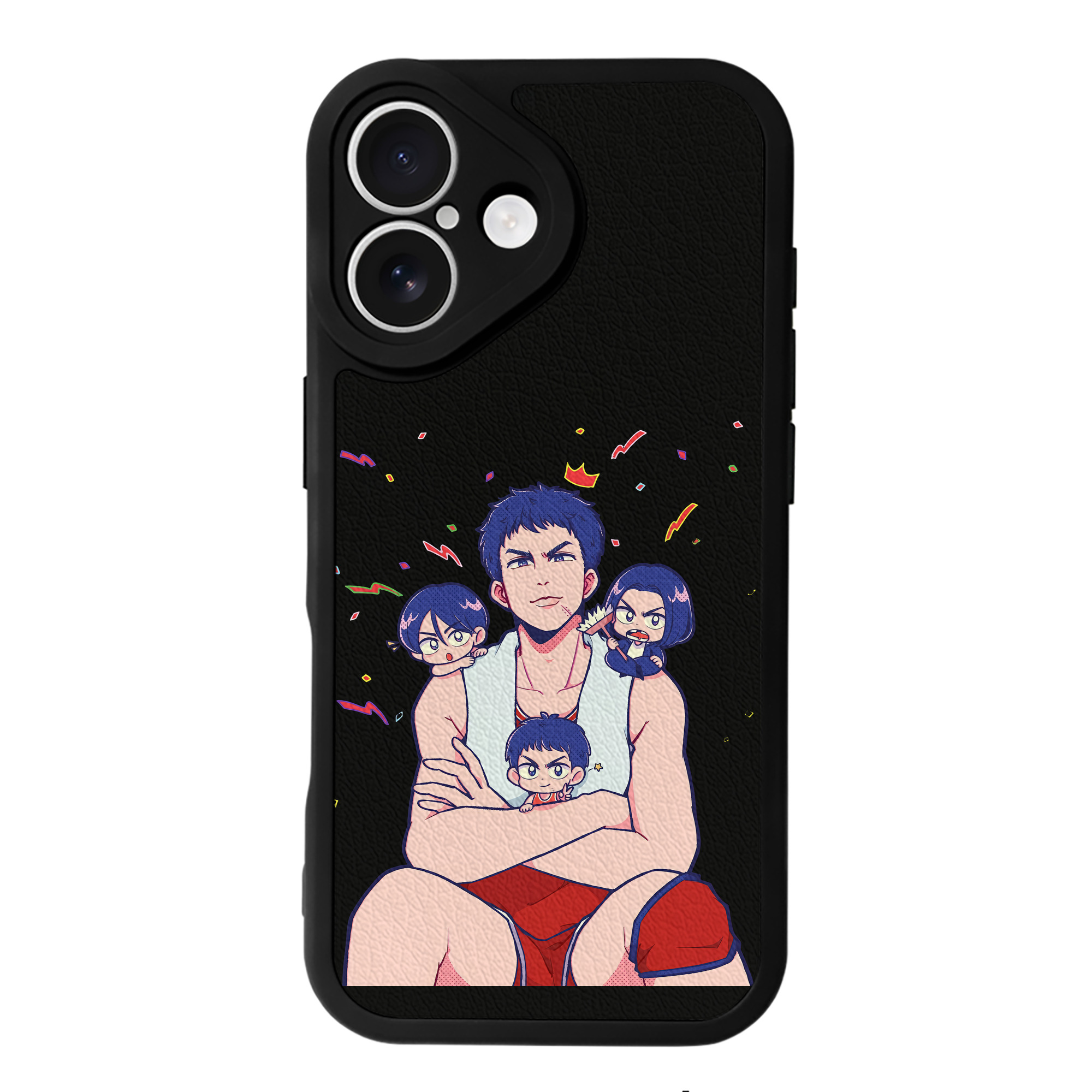 （画像用） SLAM DUNK／スラムダンク 【iPhone 16シリーズ対応】シリコンスマホケース（レザー調） 材質：シリコン